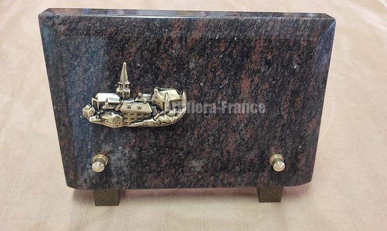 PLAQUE GRANIT RECT. SIMPLE 12x18CM 