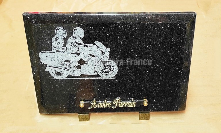 PLAQUE GRANIT RECT. 20X30CM MOTO
