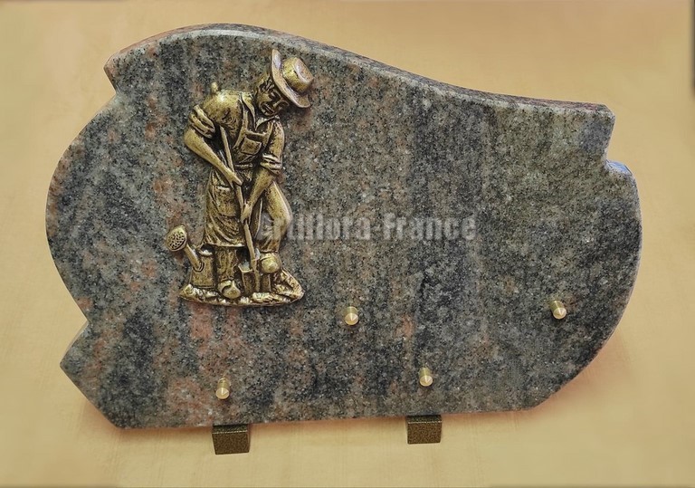 PLAQUE GRANIT 25X35CM JARDINIER
