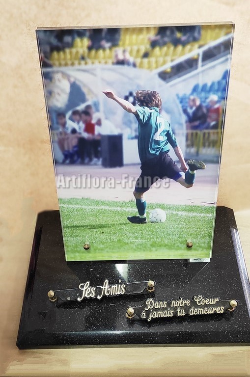 PLAQUE EN ALTUGLASS 20X30CM FOOT