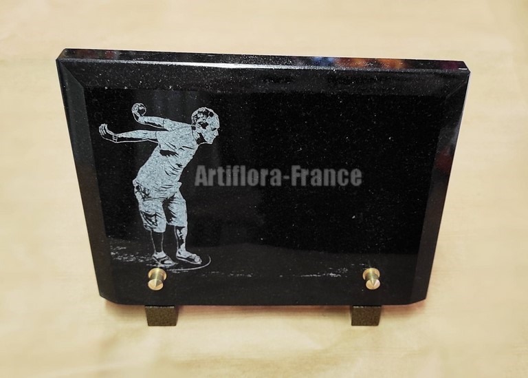 PLAQUE GRANIT 15X20CM PETANQUE
