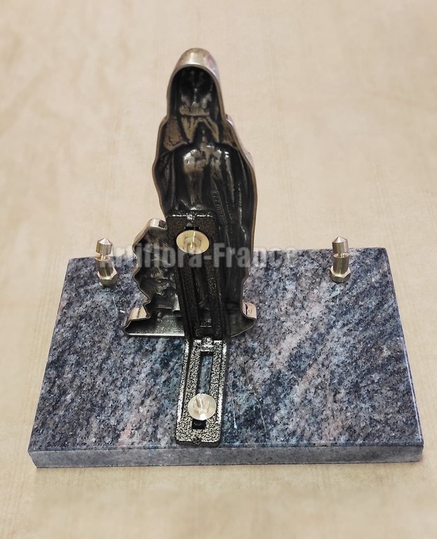 STATUE VIERGE 15X7CM EN BRONZE 