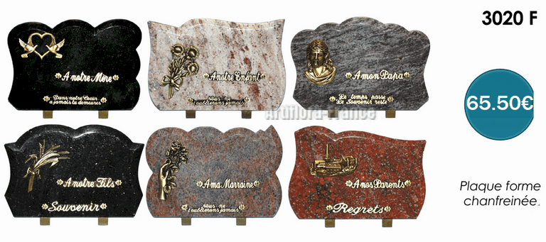 PLAQUE GRANIT FORME 20x30 CM