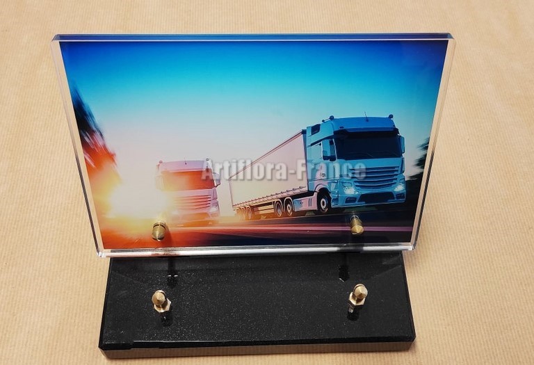 PLAQUE ALTUGLASS RECT. CAMION ROUTIER