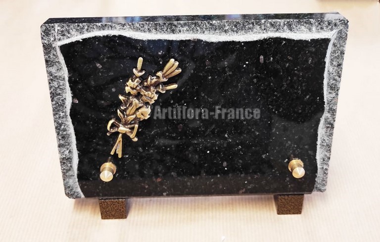 PLAQUE GRANIT RECT. TRAVAILLE 12x18CM