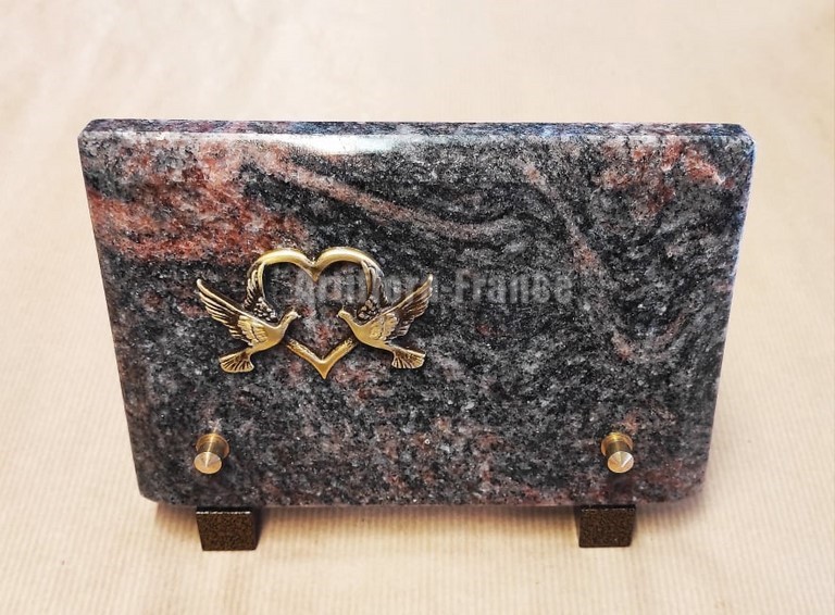 PLAQUE GRANIT RECT. SIMPLE 12x18CM 