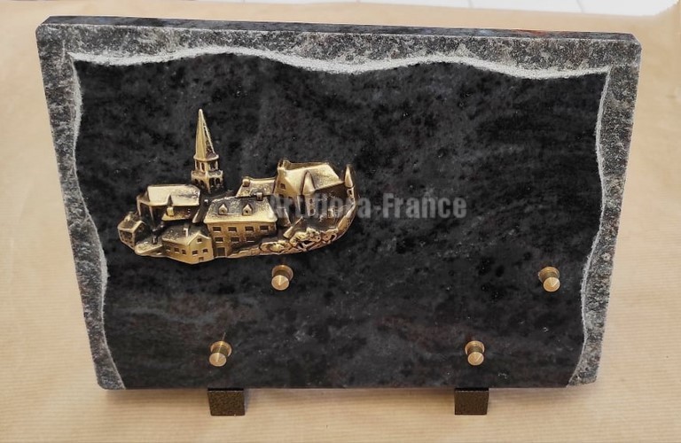 PLAQUE GRANIT RECT. TRAVAILLE 18x25 CM