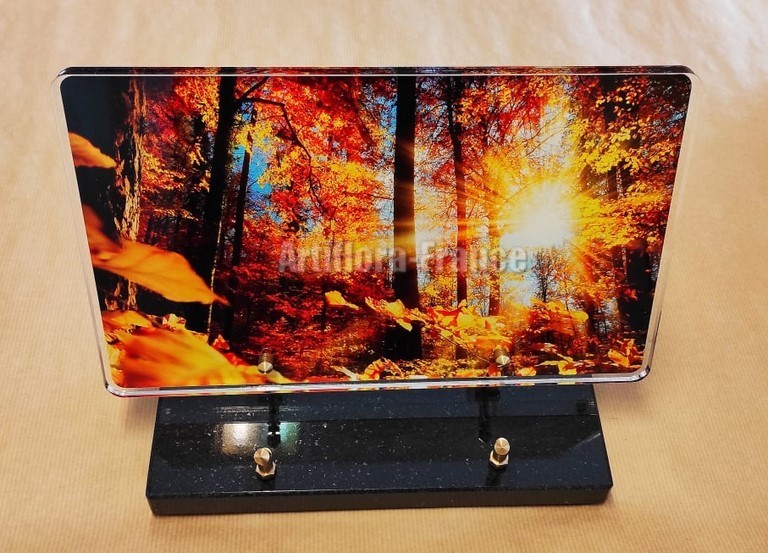 PLAQUE ALTU 20X30CM PAYSAGE AUTOMNE