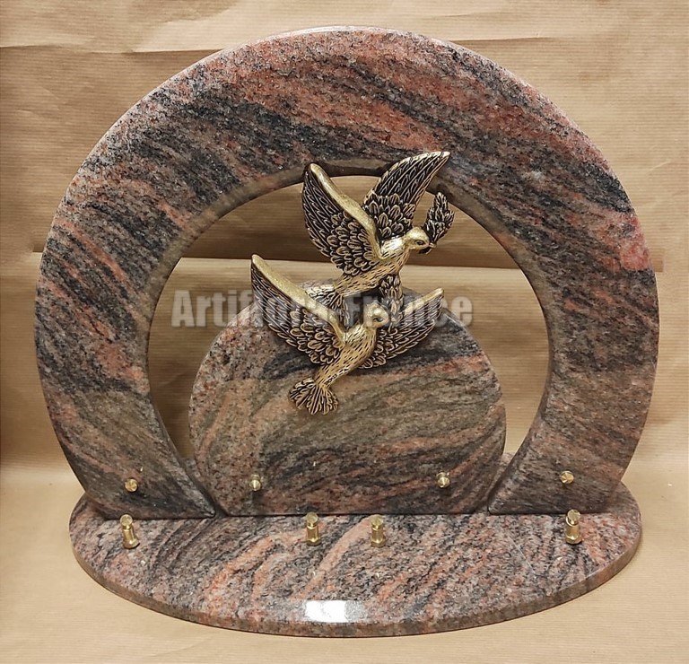 PLAQUE GRANIT 35X45 CM DEMI LUNE