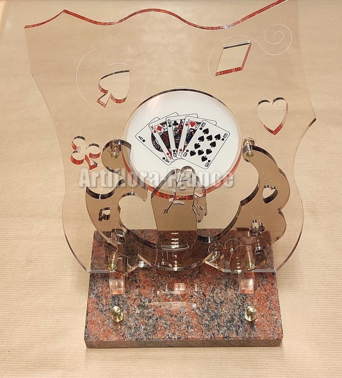 PLAQUE ALTUGLASS JEUX CARTE 