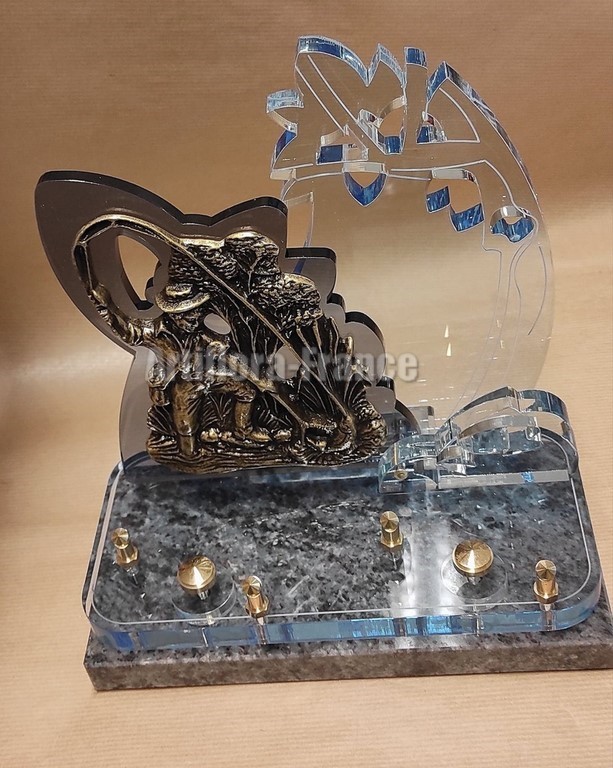 PLAQUE ALTUGLASS 20X25CM PECHEUR