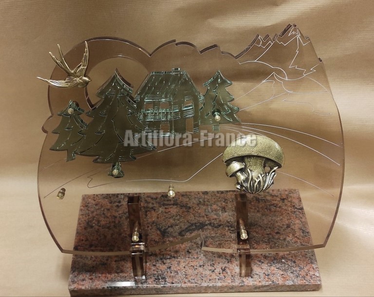 PLAQUE ALTU 30X35CM CHAMPIGNON MONTAGNE