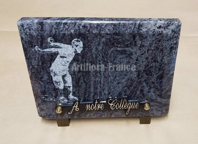 PLAQUE GRANIT 15X20CM PETANQUE