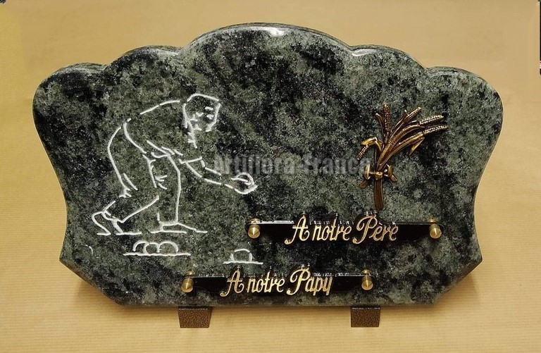 PLAQUE GRANIT 20X30CM PETANQUE
