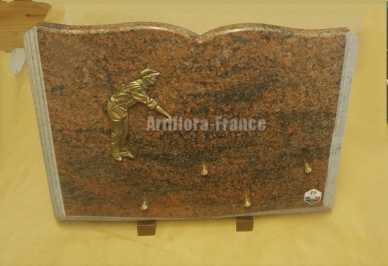 PLAQUE GRANIT LIVRE 25X35CM PETANQUE