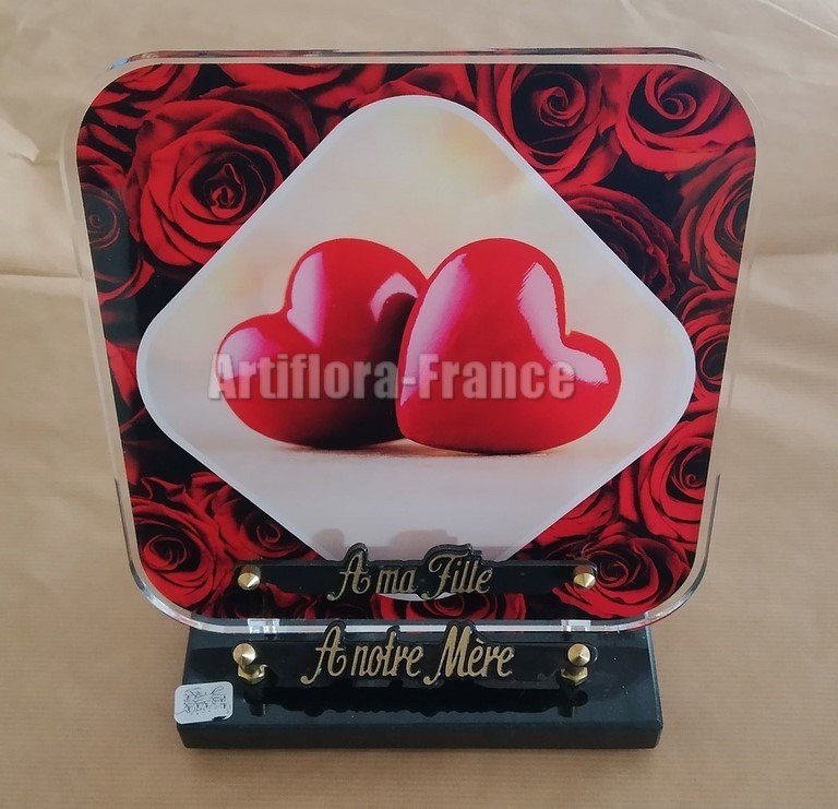 PLAQUE ALTU 22X24CM COEUR