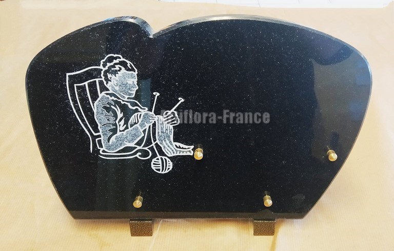 PLAQUE GRANIT 20X30CM TRICOT