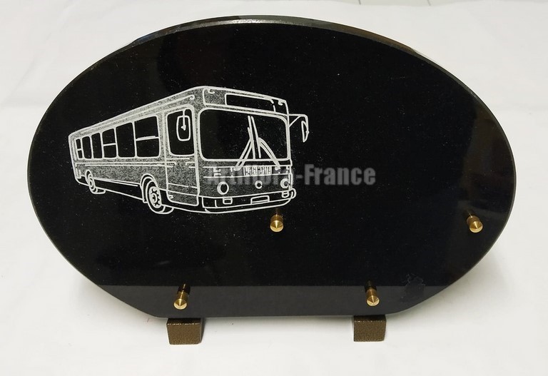 PLAQUE GRANIT FORME 20X30CM BUS