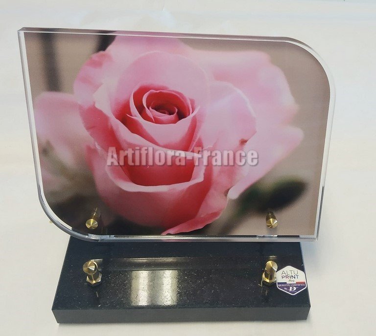 PLAQUE 15x20CM ALTU ROSE ROSE