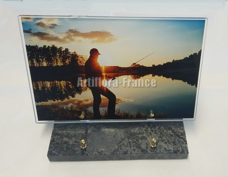 PLAQUE ALTUGLASS RECT. PECHEUR