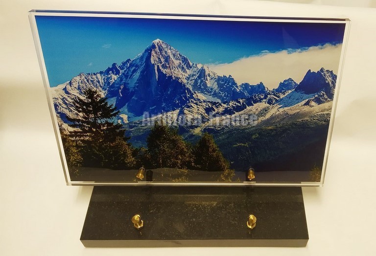 PLAQUE ALTU RECT. 20X30CM FOND MONTAGNE