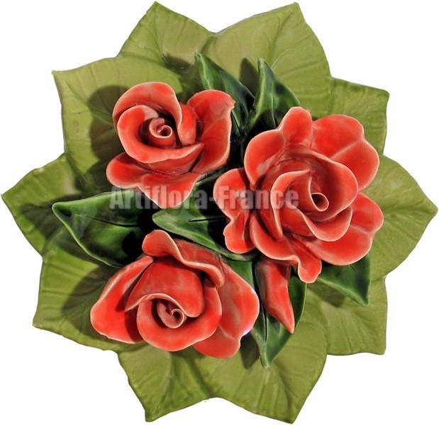 BOUTONS DE ROSES 20CM