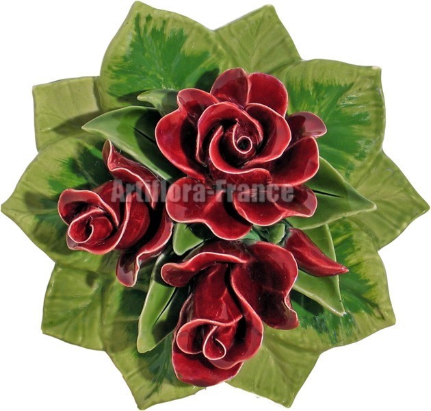 BOUTONS DE ROSES 20CM