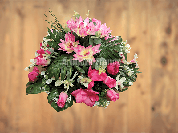 GERBE ROUGE SAUMON 80CM