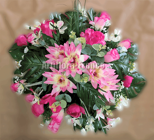 COUSSIN ROSE LOTUS 50CM