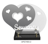 PLAQUE ALTUGLASS COEUR SOUVENIR